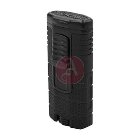 Xikar Tactical Triple Jet Lighter, Black/Black
