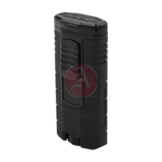 Xikar Tactical Triple Jet Lighter, Black/Black