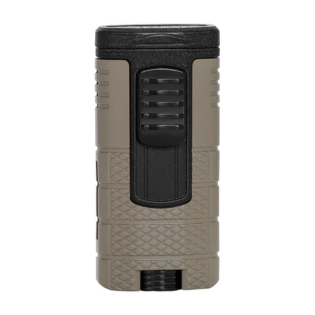 Xikar Tactical Triple Jet Lighter, Tan & Black