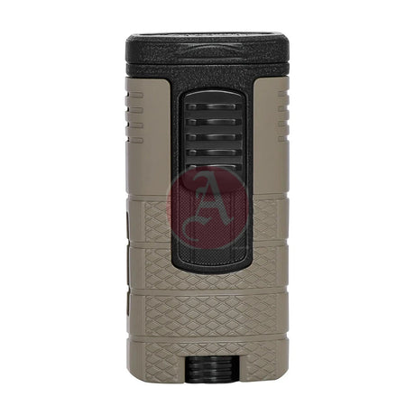 Xikar Tactical Triple Jet Lighter, Tan & Black