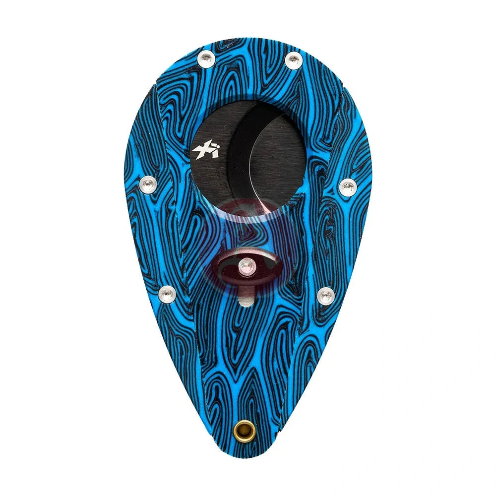 Xikar Xi-108Bl, G10 XI1 Count Cutter, Blue