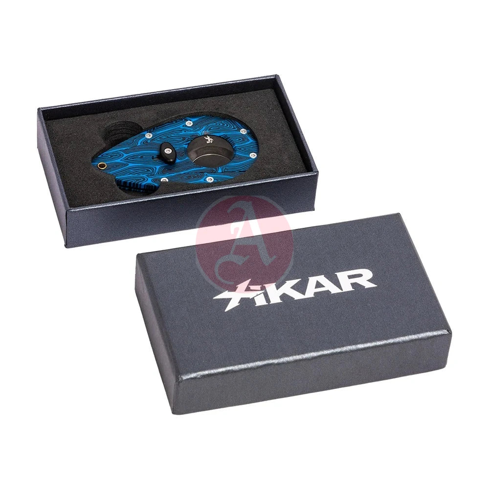 Xikar Xi-108Bl, G10 XI1 Count Cutter, Blue