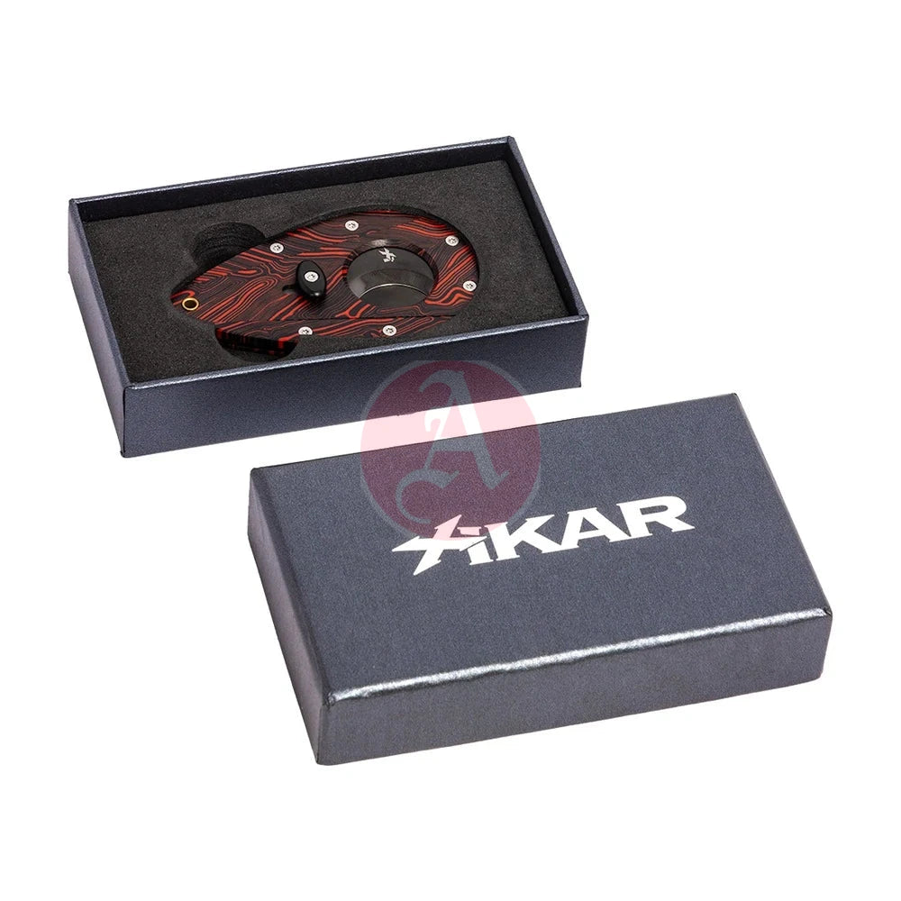 Xikar Xi-108Rd, G10 XI1 Count Cutter, Red