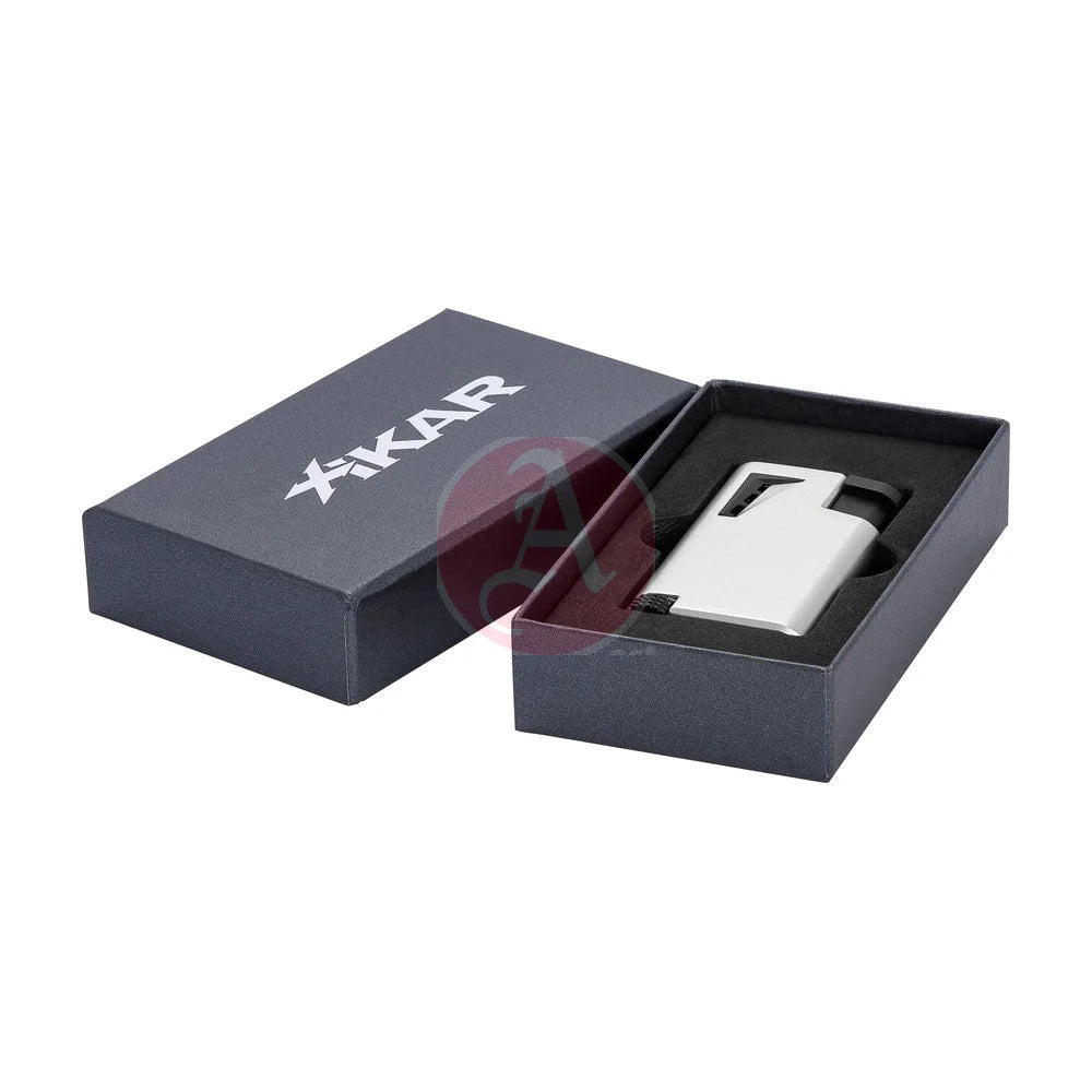 Xikar XK1 Single Torch Lighter, Silver