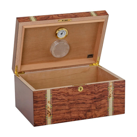 Zurich Bubinga Veneer Desktop Humidor